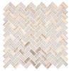 Andova Tiles SAMPLE-Velmo 1 in. x 1.25 in. Glass Mosaic Wall Tile SAM-ANDVEL1014